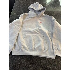 NEW Supreme Box Hooded Sweatshirt Ash Grey Hoodie Size Men's Medium